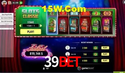Jogos de Slot 39Bet